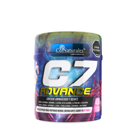 C7 Advance Pre Entreno Taurina, Beta‑Alanina, BCAA Máximo Rendimiento