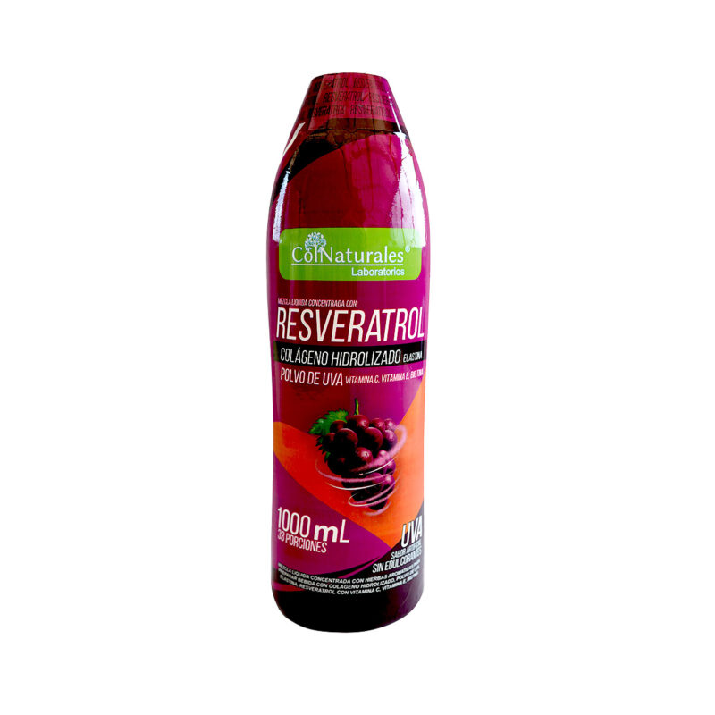 Resveratrol + Colágeno Hidrolizado | Bebida Concentrada 1000 ml